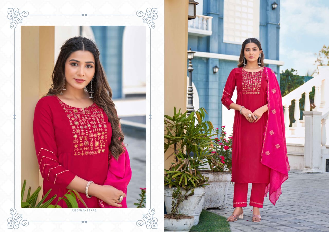 Kalaroop Nirupa  by kessi Redymade Salwar Suit Catalog